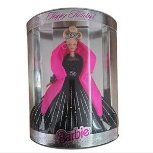 Barbie Vintage 1998 Holiday 12 In Festive Christmas Doll Misprinted Box NIB